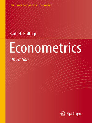 cover image of Econometrics